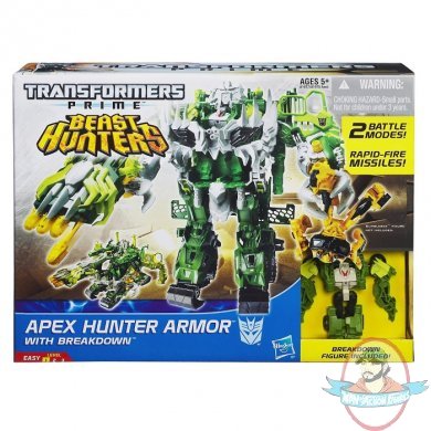 Transformers Prime Beast Hunters Apex Hunter Armor Suit with Breakdown