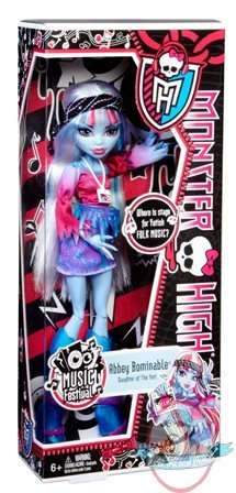 Monster High Music Festival Abbey Bominable Doll by Mattel