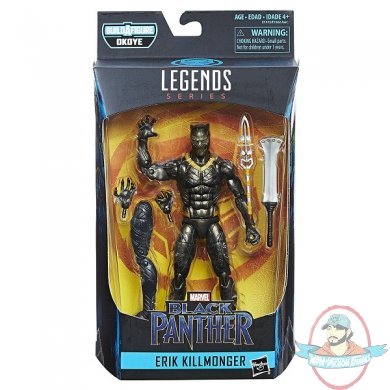 Marvel Black Panther Legends Series Erik Killmonger Figure by Hasbro