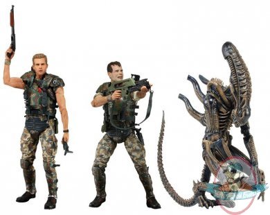 Aliens 7" Scale Action Figure Series 1 Set of 3 by Neca 