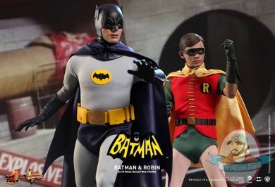 1/6 Scale Batman and Robin Set 1966 Film Figures by Hot Toys