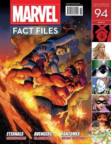 Marvel Fact Files #94 Ikaris Cover Eaglemoss