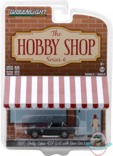 1:64 The Hobby Shop Series 4 1965 Shelby Cobra with Race Greenlight 1:64 The Hobby Shop Series 4 1965 Shelby Cobra with Race Greenlight