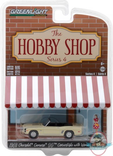 1:64 The Hobby Shop Series 4 1969 Chevrolet Camaro Greenlight