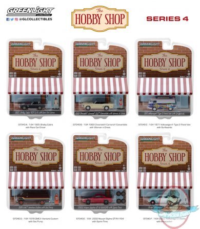 1:64 The Hobby Shop Series 4 Set of 6 Greenlight