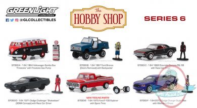 1:64 The Hobby Shop Series 6 Set of 6 Greenlight