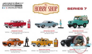 1:64 The Hobby Shop Series 7 Set of 6 Greenlight