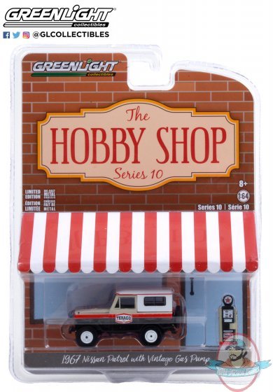 1:64 The Hobby Shop Series 10 1967 Nissan Patrol Texaco Greenlight