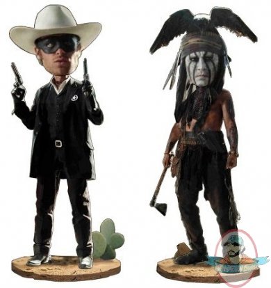 Disney The Lone Ranger Head Knocker Tonto Set of 2 by Neca