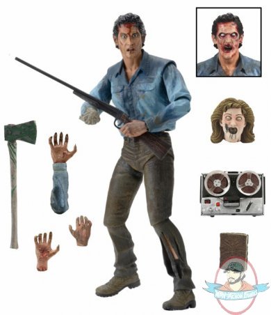 Evil Dead 2  7" Scale Action Figure Ultimate Ash  by Neca