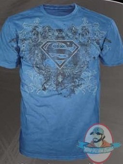 Superman T/Shirt Blue S-2XL