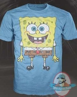 SpongeBob T Shirt light Blue Large