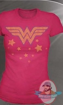 Wonder Woman short sleeve T Shirt Red Junior EXTRA LARGE