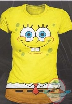 SpongeBob T/Shirt Yellow Junior S-XL