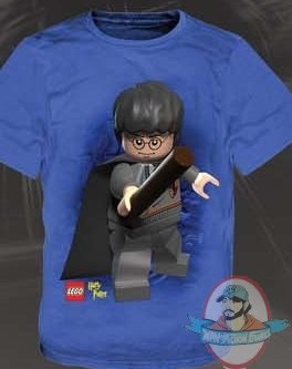 Harry Potter Lego T Shirt Blue Kids size Small