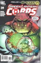 Green Lantern Corps #38 Prelude To Blackest Night New