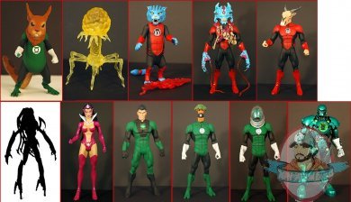 Green Lantern Classics Wave 2 Set of 8 with CNC Stel by Mattel 