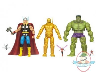 Marvel Universe Super Hero Team Action Figure Avengers 3Pack by Hasbro