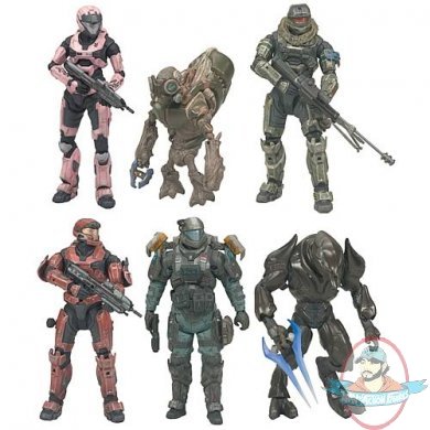 Halo Reach Series 3 Action Figure Set of 6 Figures by McFarlane