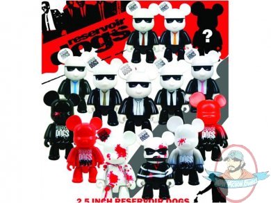 Reservoir Dogs Qee 2.5" Bear Qee Box of 25 Blind Boxed Figures Toy2R