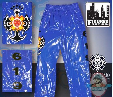 WWE Rey Mysterio Kid Size Blue Replica Pants