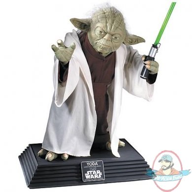 Star Wars Yoda Replica Lifesize Statue by Rubies