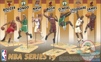 NBA McFarlane Series 19 Case of 8 with Chase or Collector Figure