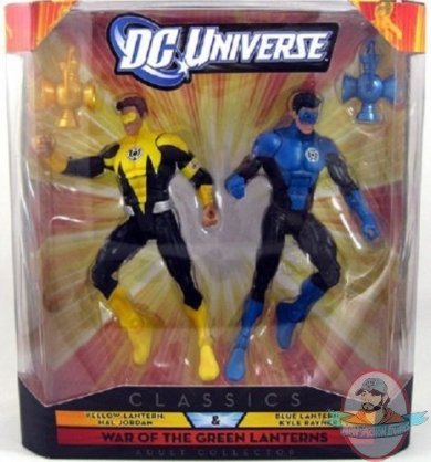 DC Universe Yellow Lantern Hal Jordan & Blue Lantern Kyle Rayner