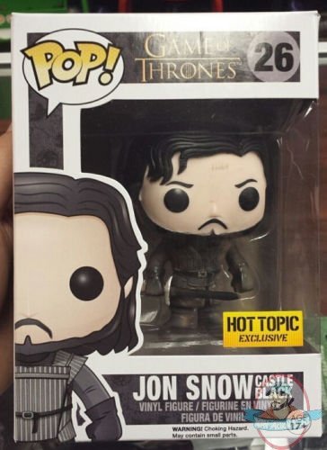 POP! Game of Thrones Jon Snow Castle Black #26 Hot Topic Exc F