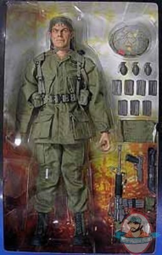 1/6 scale Seargent Barnes Platoon Figure by Sideshow Collectibles Used