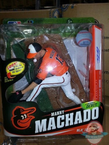 MLB 32 Manny Machado Baltimore Orioles Chase Level Premier Mcfarlane 
