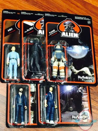 Alien 3 3/4-Inch ReAction Set of 5 Action Figures 