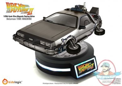 1/20 Magnetic Floating DeLorean Time Machine Back To The Future Part 2