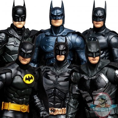 DC Multiverse WB100 Batman The Ultimate Movie Collection 6pk Mcfarlane