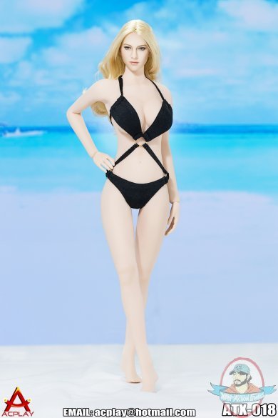 ACPLAY 1:6 Action Figure Accessories Swimming Suit Black AP-ATX018A