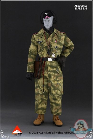 1:6 WWII Swamp camouflage SS Tank crew overalls Set AL-10008A