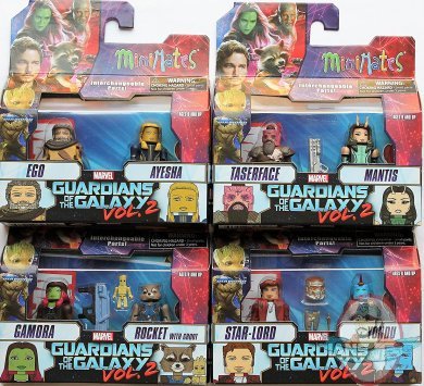 Marvel Minimates Wave 71 Guardians of the Galaxy 2 Pack Set of 4