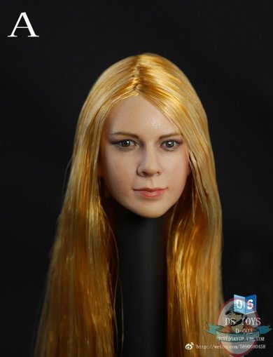 DSTOYS 1/6 Female Head with Long Blonde Hair  DS-D003A