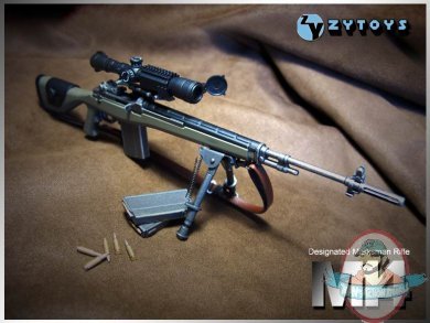 ZY Toys 1/6 Scale M14 Sniper Rifle