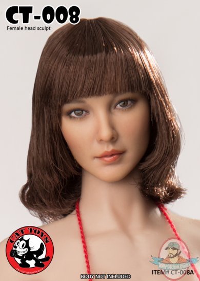 CatToys 1/6 Accessories Female Character Heads CAT-008A