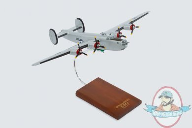 B-24J Liberator (Silver) AB24ST 1/62 Scale Model by Toys & Models