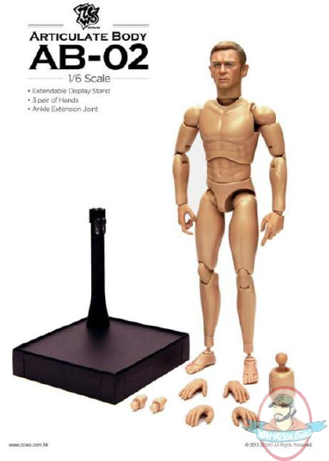 ZC World 1:6 Action Figure Accessories Articulate Body AB-02