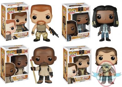 Pop! Television Walking Dead Series 5 Set of 4 Vinyl Figure Funko