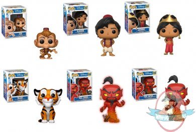 Pop! Disney Aladdin Set of 6 Figures Funko
