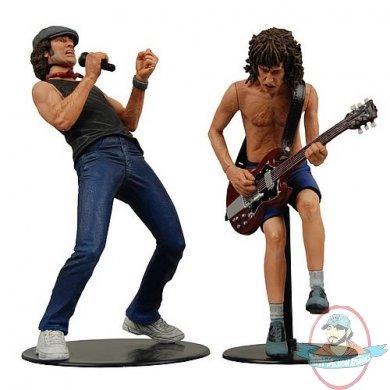 AC/DC ACDC Angus Young and Brian Johnson Action Figure 2-Pack  by NECA