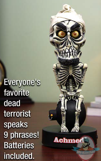Jeff Dunham Head Knocker Talking Achmed with sound by Neca