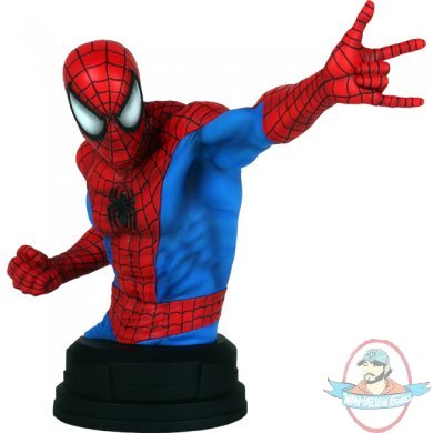 Marvel Spider-Man Red/Blue Mini Bust by Gentle Giant