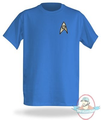 Star Trek Science Blue T Shirt Tos Xl Tee Mr Spock