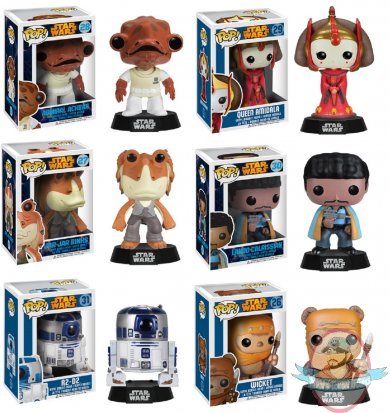 Pop! Star Wars Series 4 Set of 6 Vinyl Figure by Funko
