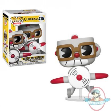 Pop! Games Cuphead Series 2 Aeroplane Cuphead #415 Figure by Funko